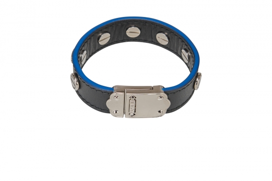 BRACCIALE-GIOIELLO  BLACK CELTIC VERSIONE LIGHT BLUE